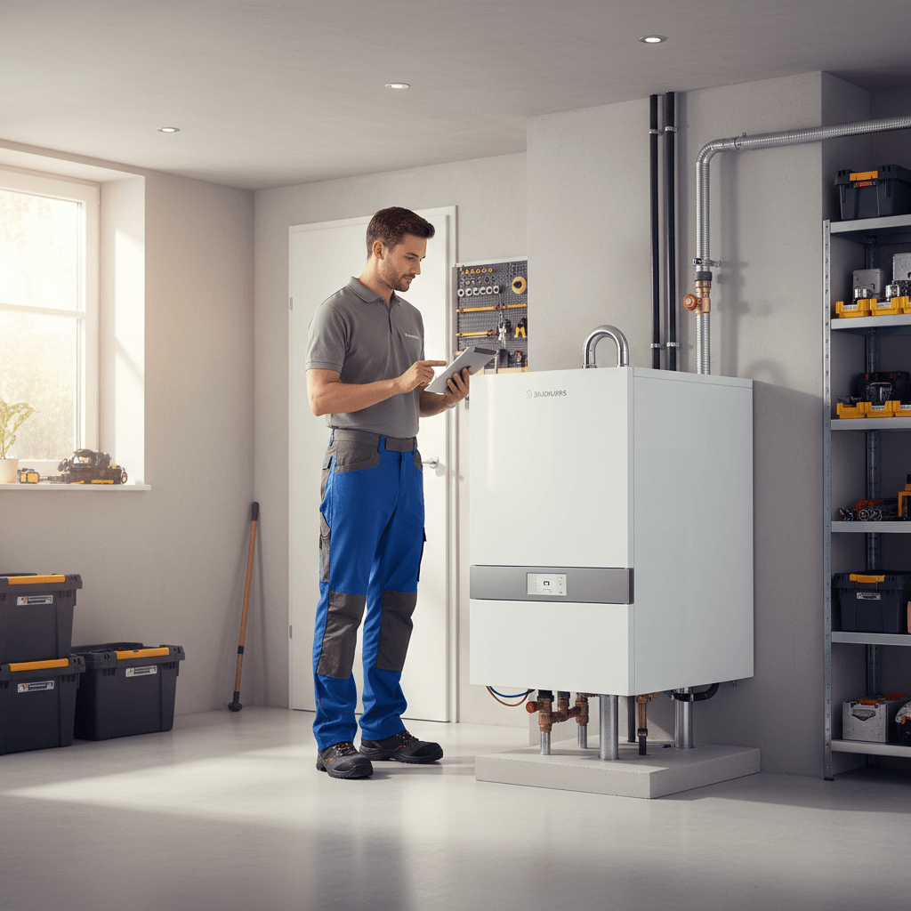 Diagnose einer Heizungsstörung Service